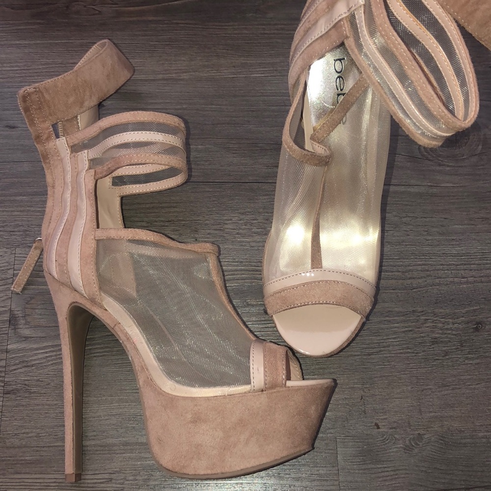 Bebe Cute Stiletto Heels with Platform